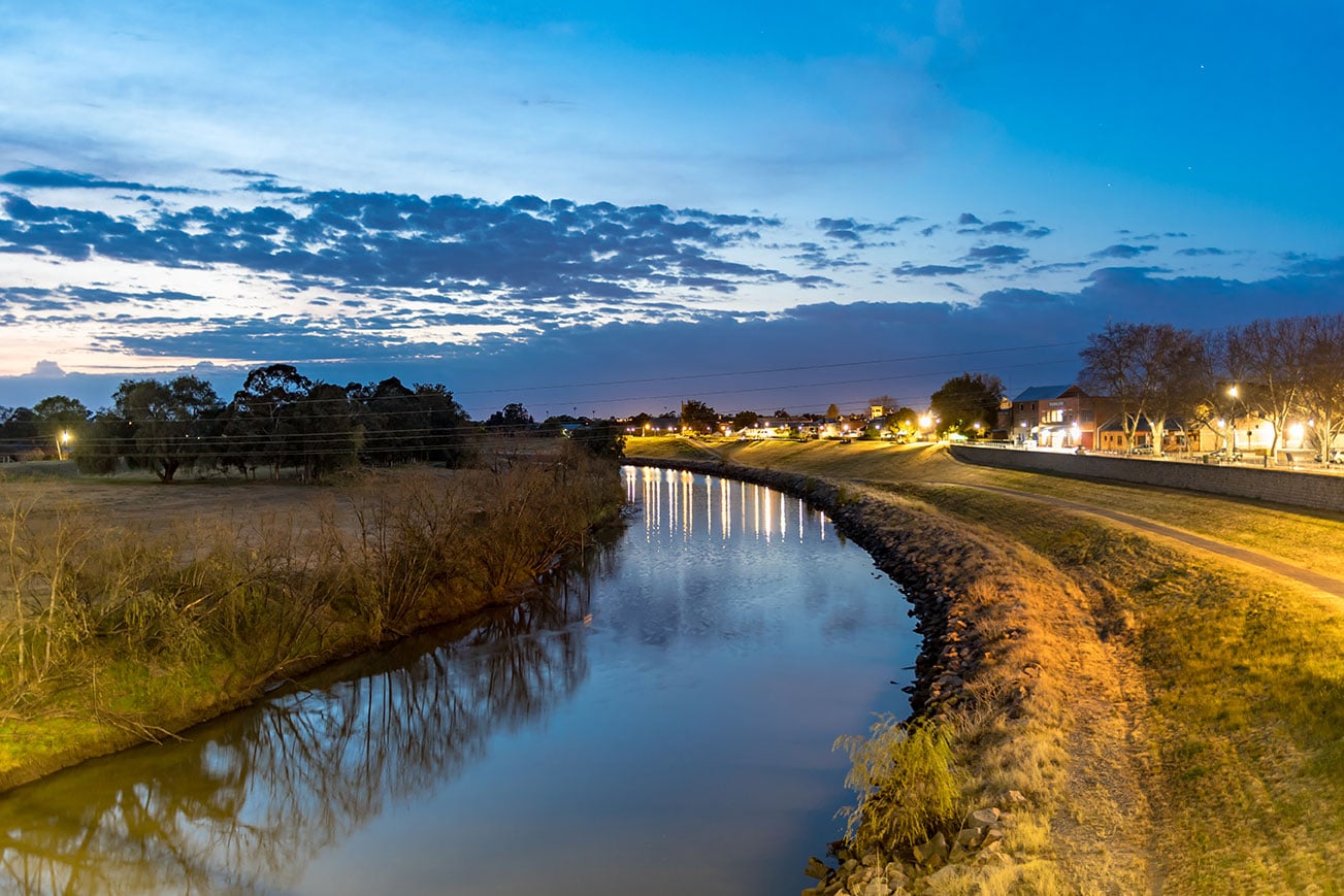 River in the Maitland area of NSW